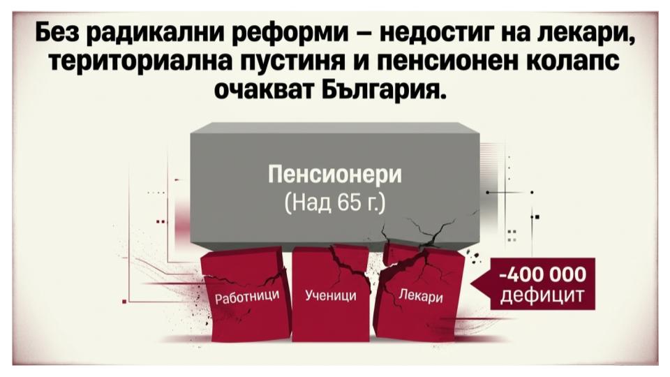 Прогноза за България 2030 - обезлюдяване и пенсионен колапс