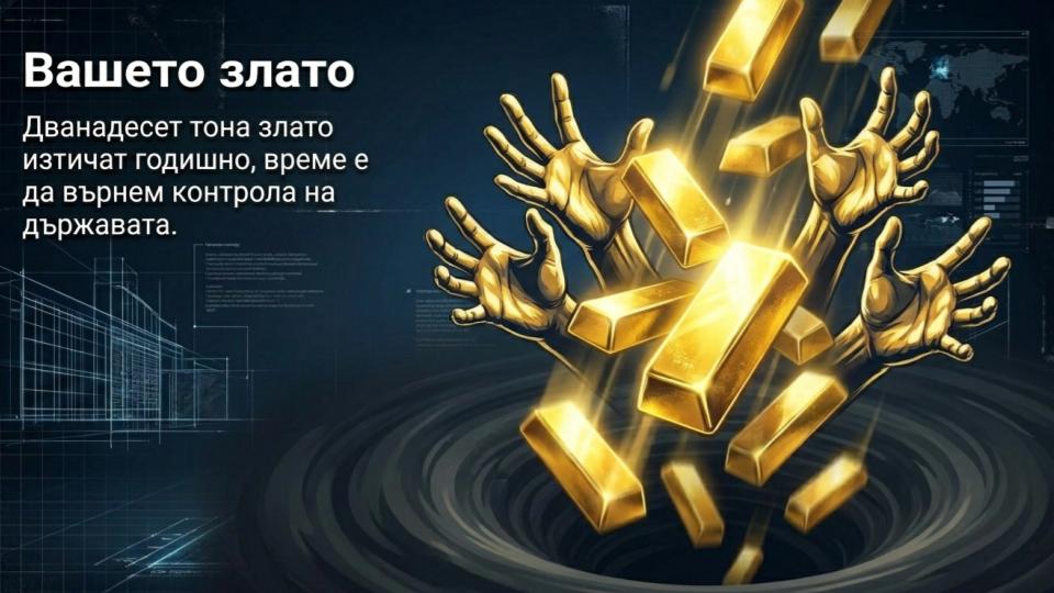 Виждали ли сте някога златно кюлче от тези 12 тона годишен добив