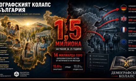 ДЕМОГРАФСКИЯТ КОЛАПС НА БЪЛГАРИЯ – 25 ГОДИНИ СИСТЕМЕН РАЗПАД И БЪДЕЩЕТО НА НАЦИЯТА