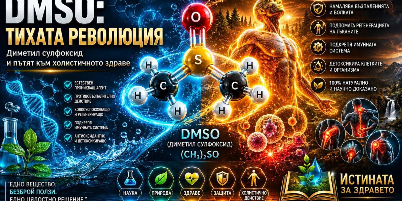 DMSO: МЕЖДУ ЗАБРАВЕНАТА НАУКА И ХОЛИСТИЧНОТО ЗДРАВЕ