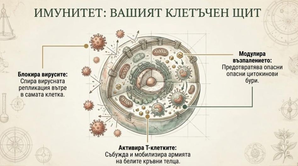 ЦИНКЪТ КАТО ИМУНЕН ЩИТ