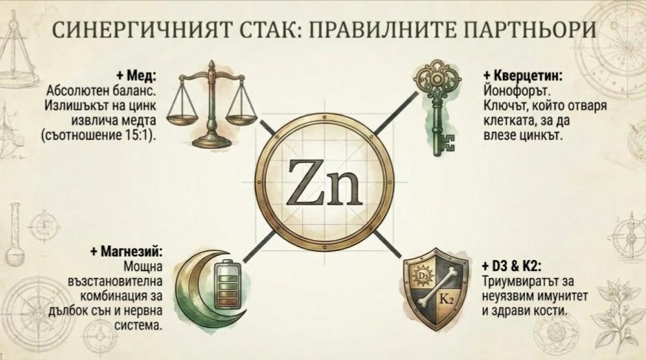 ЦИНК: ИЗКУСТВОТО НА СИНЕРГИЯТА