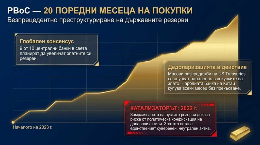 PBoC и 19-те месеца на систематично трупане
