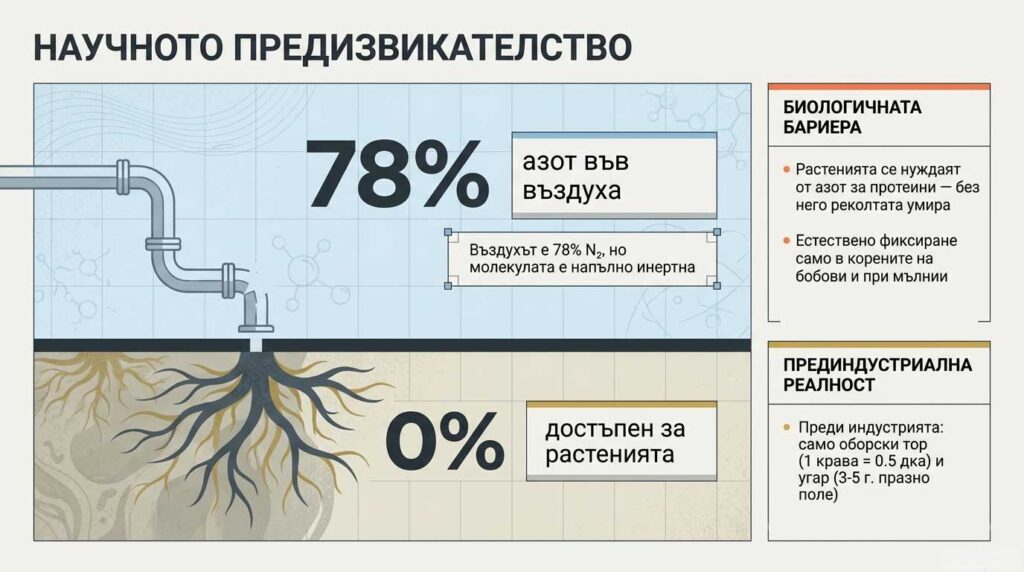 Азотът - предизвикателството, което определя историята на цивилизацията