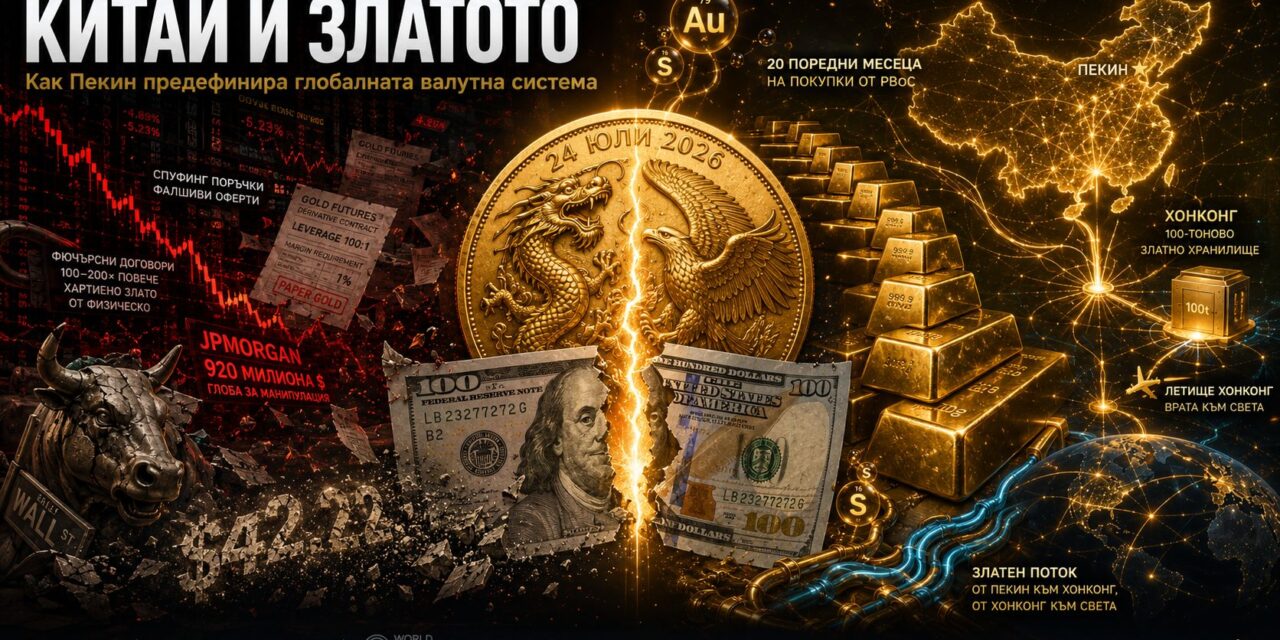 КИТАЙ, ЗЛАТОТО И КРАЯТ НА ФИАТНИТЕ ПАРИ