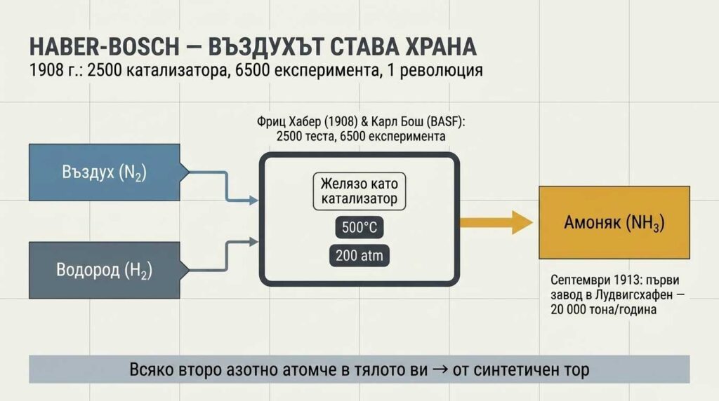 Haber-Bosch процесът - когато химия победи химията